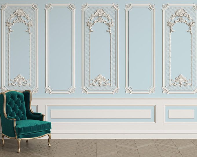 Cornices and wall stickers for luxury interiors